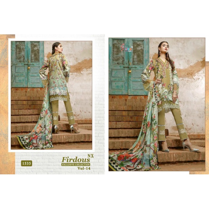Shree Fabs Firdous Exclusive Vol 14 Nx Pakistani Salwar Suits